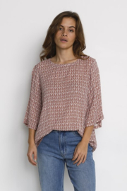 Kaffe blouse - dusty red