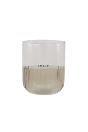 Zusss glas smile - zand