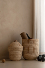 Mand met deksel sia - naturel