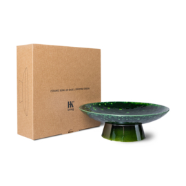 HKliving taartplateau emeralds - green