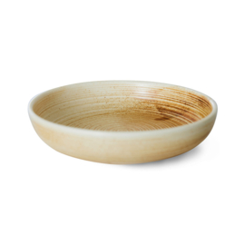 HKliving schaal chef ceramics m - creme/bruin
