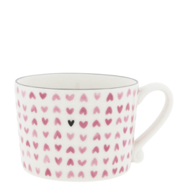 Bastion Collections mok l hearts - roze
