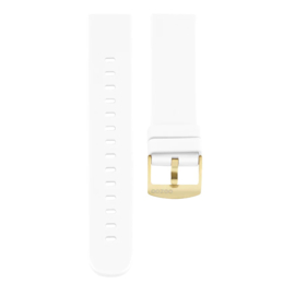 OOZOO smartwatch losse band - wit/goud