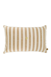 Zusss kussen streep 60x35 - camel