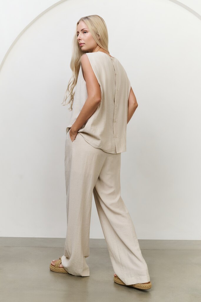 YAYA broek geweven - creme