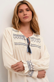 Cream blouse