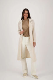 Zusss vest met kraag - creme