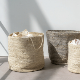 Urban Nature Culture mand met hengsels - naturel