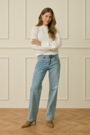 Cream broek jeans