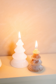 Kaars kerstboom s - wit