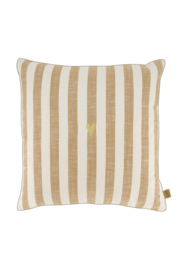 Zusss kussen streep 45x45 - camel