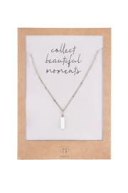 Zusss ketting schelp - zilver