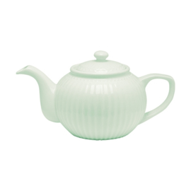 Greengate teapot  - alice pale green