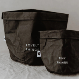 Paperbag lovely s/2 - zwart