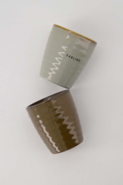 Zusss koffiemok enjoy - bruin