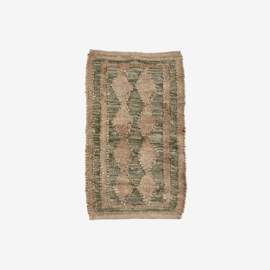 Madam Stoltz jute mat - groen