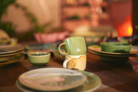 HKliving mok chef ceramics - mosgroen