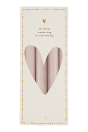 Zusss kaars 20 cm s/4 - beige