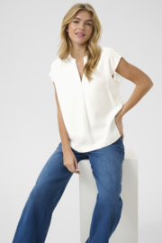 Cream blouse - offwhite