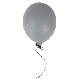 Ballon keramiek l - grijs