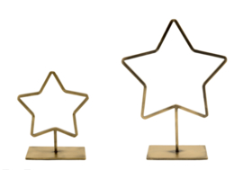 MrsBloom ster staand l - goud