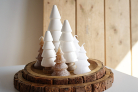 Kaars kerstboom xs - wit