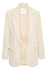 Cream blazer rib - creme