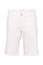 Cream broek kort - snow white