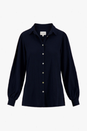 Zusss blouse - donkerblauw