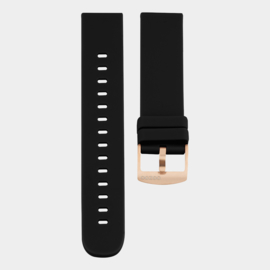 OOZOO smartwatch losse band - zwart/roségoud