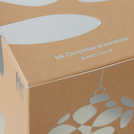 HKliving kerstornament jewels rond