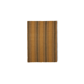 HKliving theedoek stripe amber/grijs