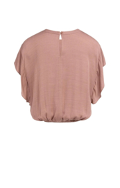 YAYA blouse knoopdetail - oud roze