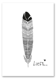 Jots kaart A6 liefs