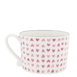 Bastion Collections mok l hearts - roze