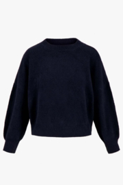 Zusss trui met hartje - donkerblauw