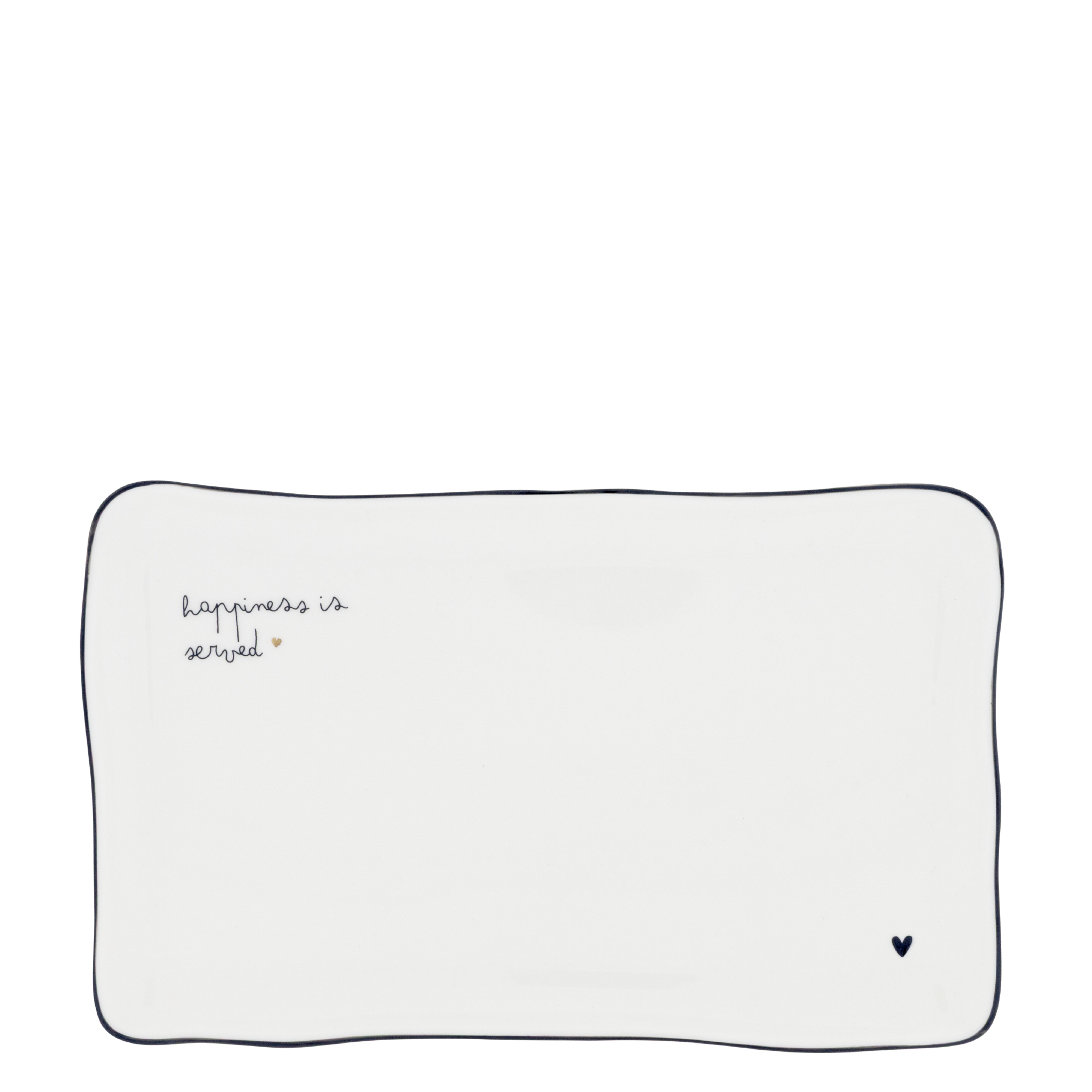 Bastion Collections bord happiness - zwart
