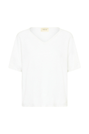 Cream shirt gebreid - snow white