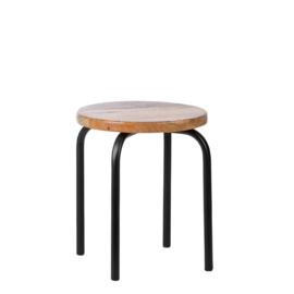 KidsDepot circle kruk - zwart