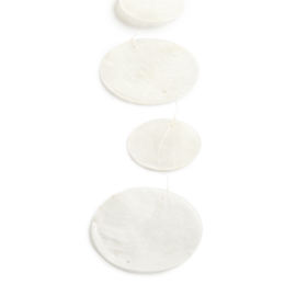 Schelpenslinger - creme/wit