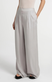 YAYA broek wijde pijpen - creme/grijs