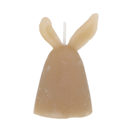 Kaars bunny - taupe