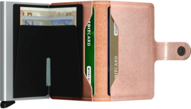 Secrid miniwallet metallic - rosé
