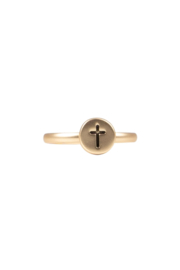 Zusss ring initialen - goud