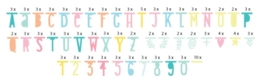 A Little Lovely Company letterbanner - pastel