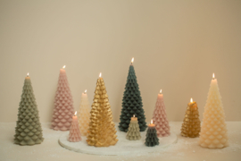 Kaars kerstboom xl - goud