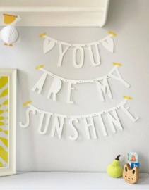 A Little Lovely Company letterbanner - wit