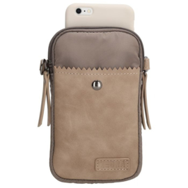 Zebra Trends telefoontasje - donkertaupe