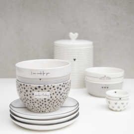 Bastion Collections schaal bol made for you - zwart