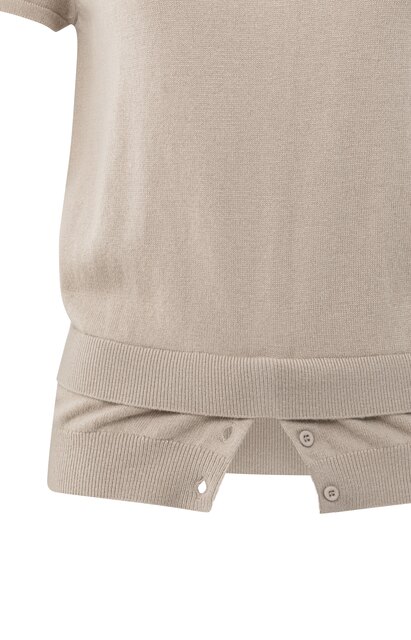 YAYA top gebreid - zand